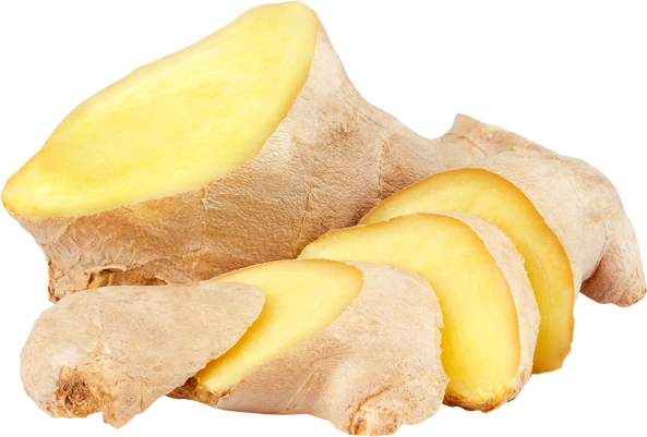 Ginger Root Isolated on Transparent Background