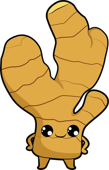 Ginger Cartoon Character